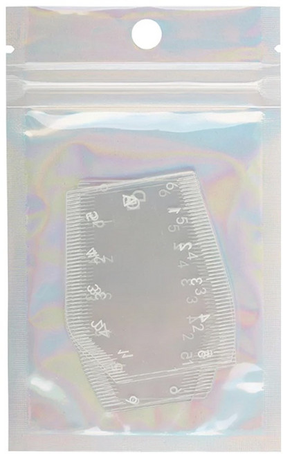 눈썹 디자인자 스텐실 5종 세트, 1개, 투명