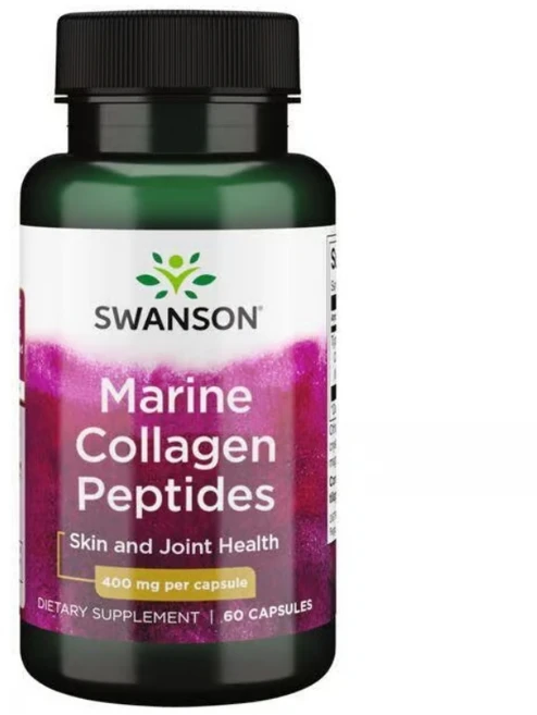스완슨 마린 해양콜라겐 피쉬콜라겐 400mg 60캡슐, 1개, 60정 - 쿠팡