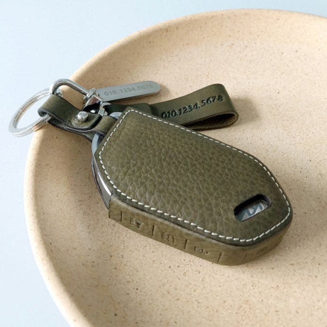 이지스오토랩 신형 K5 쏘렌토 MQ4 페이스리프트 K8 스포티지 키케이스 호환, 올리브