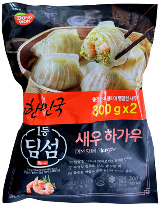 동원 딤섬 새우하가우, 300g, 4개