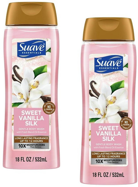 수아브 에센셜 젠틀 바디워시 스위트 바닐라 Suave Essentials Gentle Body Wash Sweet Vanilla, 2개, 532ml