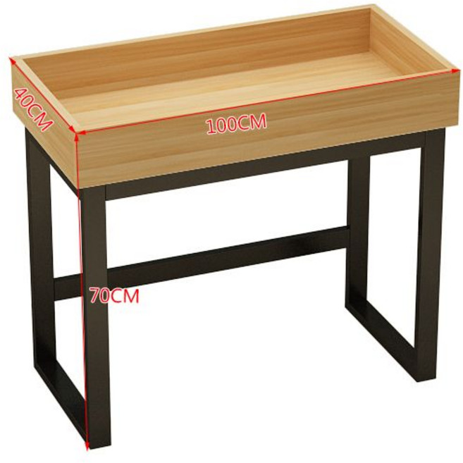 매대 우드 마트 편의점 과일 진열대 가게 과자 빵 베이커리 선반 인테리어 디스플레이 야채, 1개, C. 길이 100  폭 40  높이 70