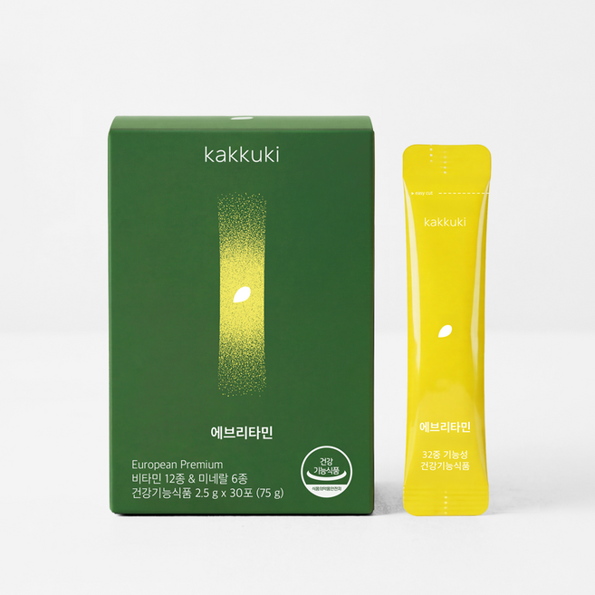 가꾸기 멀티비타민 레몬맛 18종 멀티비타민, 1박스, 30회분