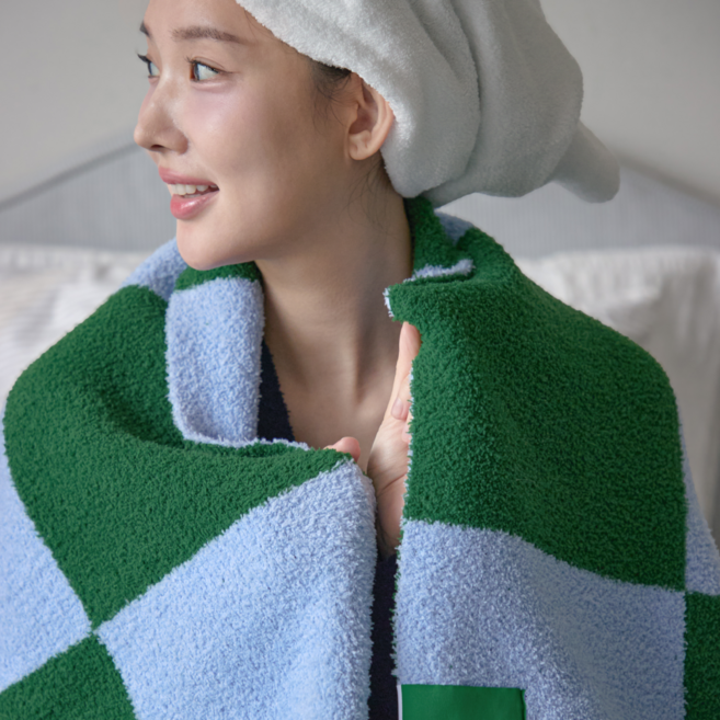 더블유그린 몽실몽실 부클 블랭킷