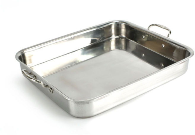 인덕션용 스텐 떡볶이판 삼중 양은 팬 사각 업소 분식 포장마차, 1개