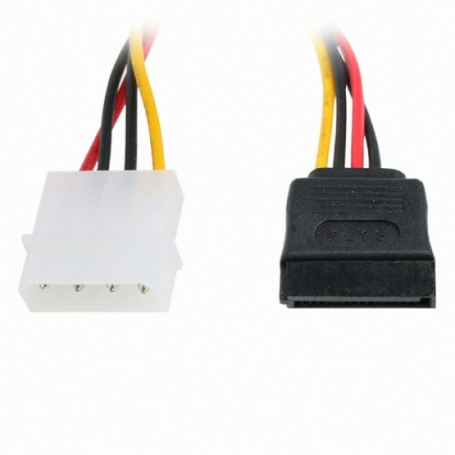 케이엘시스템 케이엘시스템 KLcom IDE 4핀 to SATA 전원 케이블-1, 1개