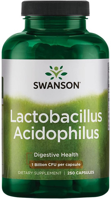 스완슨 락토바실러스 액시도필러스 1 빌리언 CFU 캡슐, 250정, 1개
