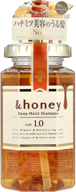 &honey 딥 모이스트 샴푸 불가리안 피오니 허니 440ml (14.9 fl oz) NHN-89075, 1 - 쿠팡