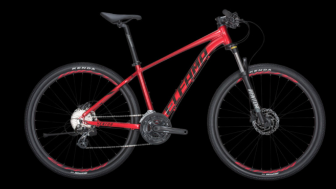 엘파마 벤토르 V6100 데오레 12단 MTB자전거, 1개, 1083cm, 메탈릭레드 29인치-M(400)