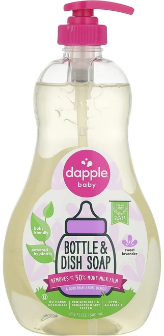 Dapple Baby 용기 및 주방 세제 스위트 라벤더 500ml(16.9fl oz), DappleBaby용기및주방세제스위트라벤더500ml16, 1개, 500ml - 쿠팡