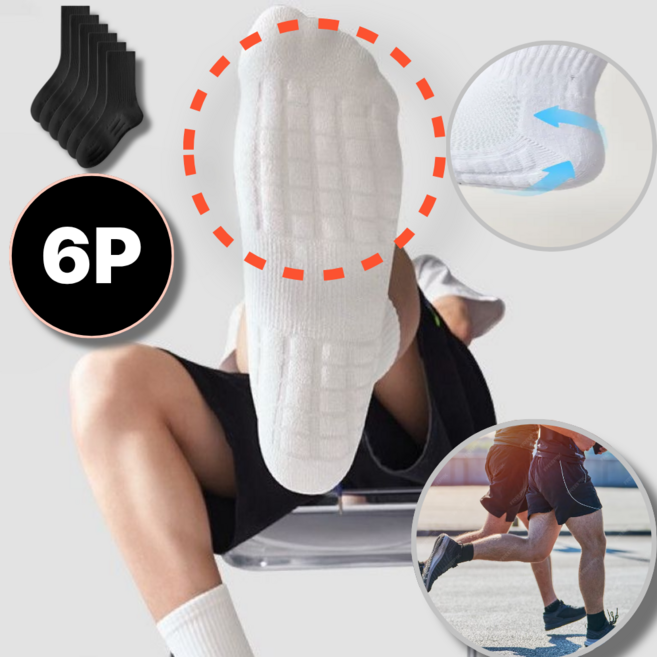 어반보그 족저근막염 발바닥 두꺼운 도톰 쿠션 스포츠 양말