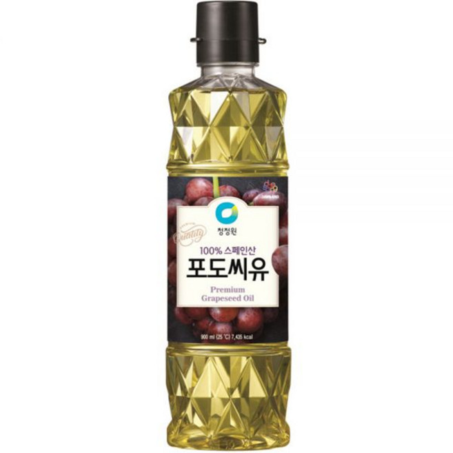 청정원 포도씨유 900ml x 4개