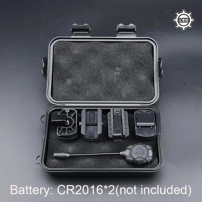 전술 헬멧 램프 스트로브 라이트 모드 군사 빠른 손전등, 1개, 10. BK-GEN 1 White LED