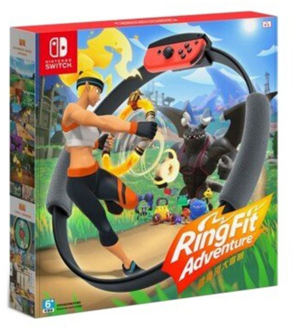 任天堂 Switch 健身環大冒險 運動 體感遊戲, 1個, 健身環大冒險同捆組