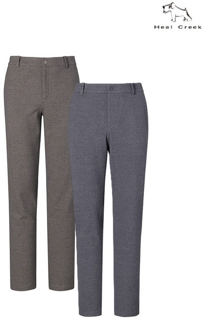 힐크릭 남성골프웨어 겨을바지헨리체크팬츠