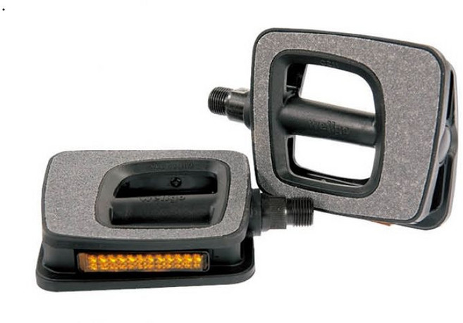 에코하이진 웰고 자전거 페달 모음, C254 은색, 1개