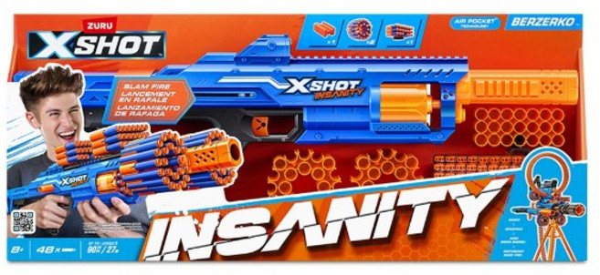 (아이비젼) X-SHOT 인새니티 베르제르코 추천 선물추천!, 1개