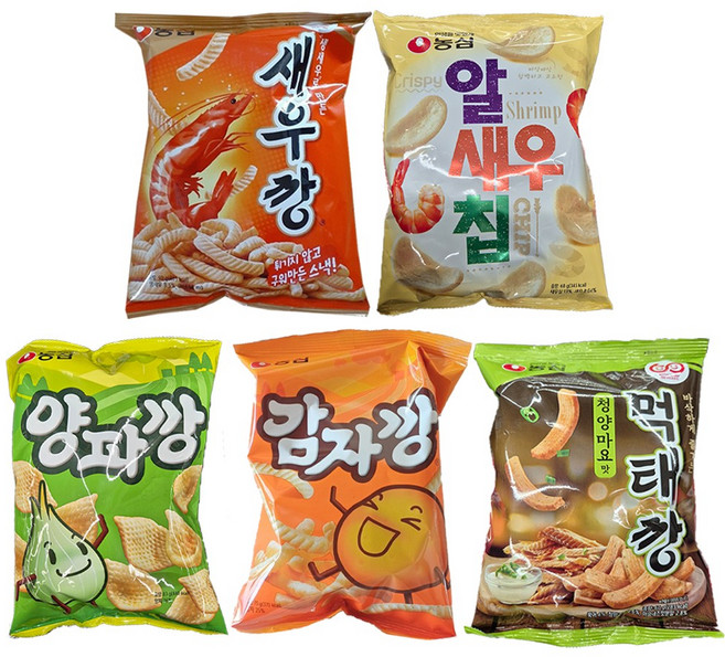 농심 먹태깡2+새우깡2+양파깡2+알새우칩2+감자깡2, 60g, 10개, 새우깡2+알새우칩2+양파깡2+감자깡2+먹태깡2