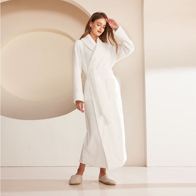 미미스 남녀 극세사 호텔 베이직 샤워가운 남녀 커플 로브 홈웨어