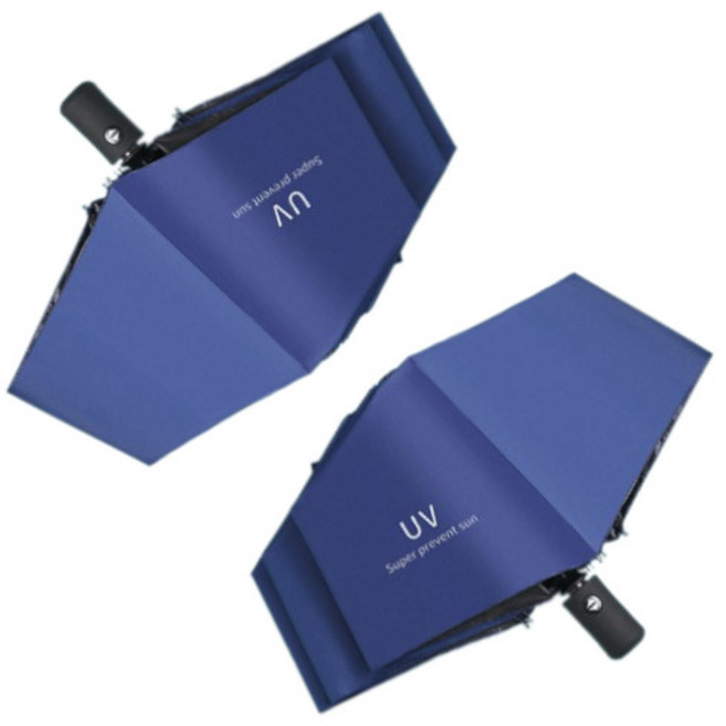 SUT 자외선 차단 완전자동 3단 우산 2개입