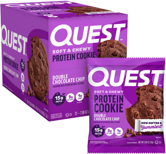 퀘스트뉴트리션 Quest Nutrition 프로틴 쿠키, 1개, 708g