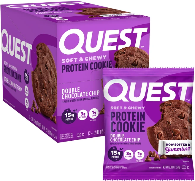 퀘스트뉴트리션 Quest Nutrition 프로틴 쿠키, 1개, 708g - 쿠팡