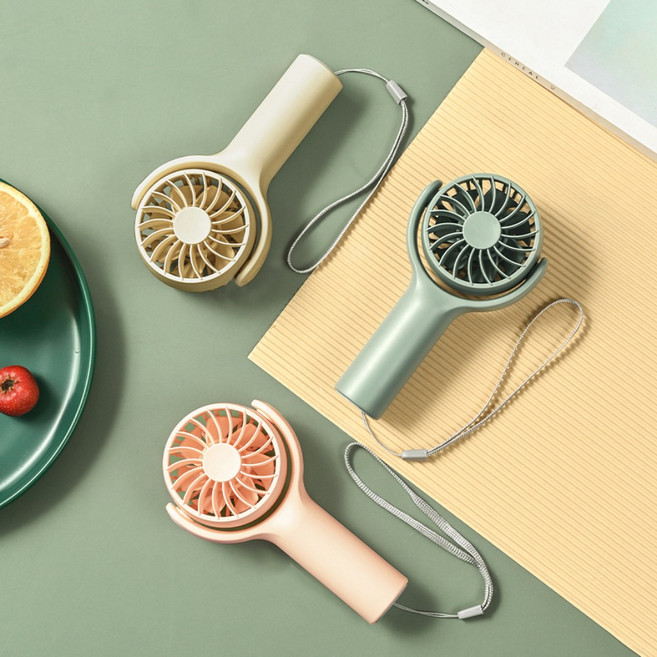 [엑스트라] 블루스톰 F15 스윙헤드 초경량 휴대용 선풍기, 베이지, 베이지