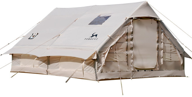 TOMOUNT 투마운트 감성캠핑 하우스 원터치 가족 거실형 에어텐트, 12.6
