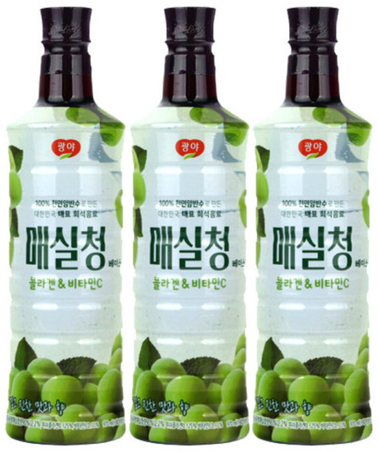 광야식품 매실청 베이스 970mlX3개, 970ml, 3개