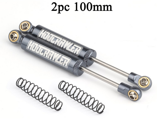 쇼크 업소버 댐퍼 RC 자동차 90 10 II 80 내장 MST AXIAL 70 SCX10 100 110MM RBX10 WRAITH 크롤러 스프링 AT, 2PCS 100mm