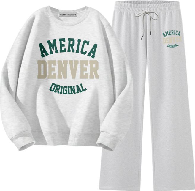 몰토벨리노 ST 덴버 스탠다드핏 맨투맨 일자팬츠 상하세트