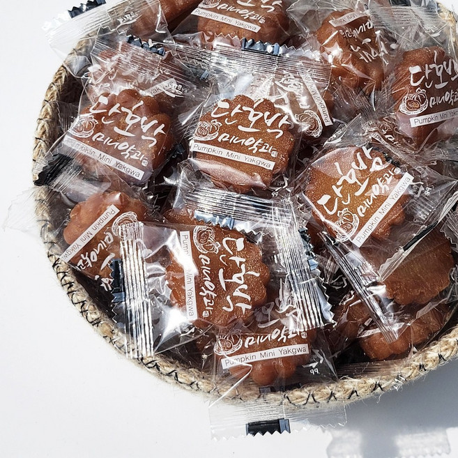 [우연팜] 전통간식 저당 단호박 꼬마약과, 40개, 10g