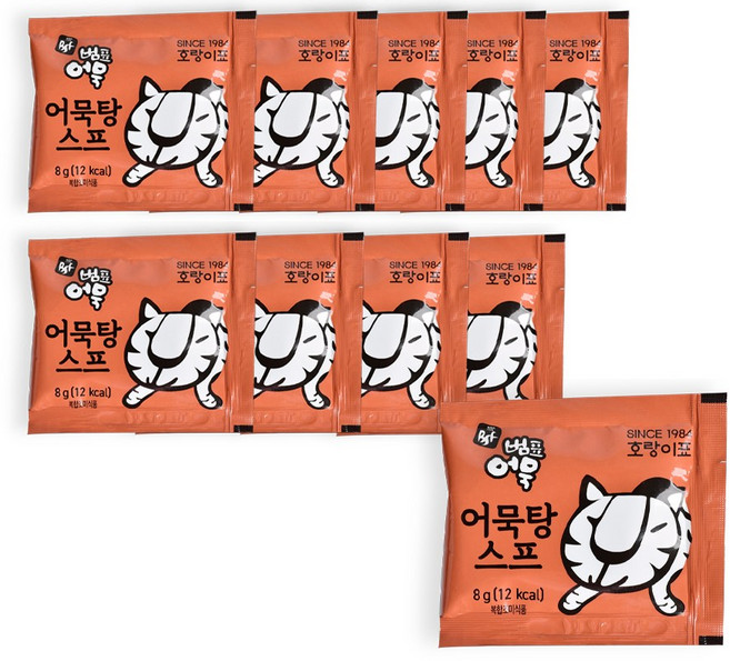 범표 부산 어묵 멸치 어묵탕 스프, 8g, 40개