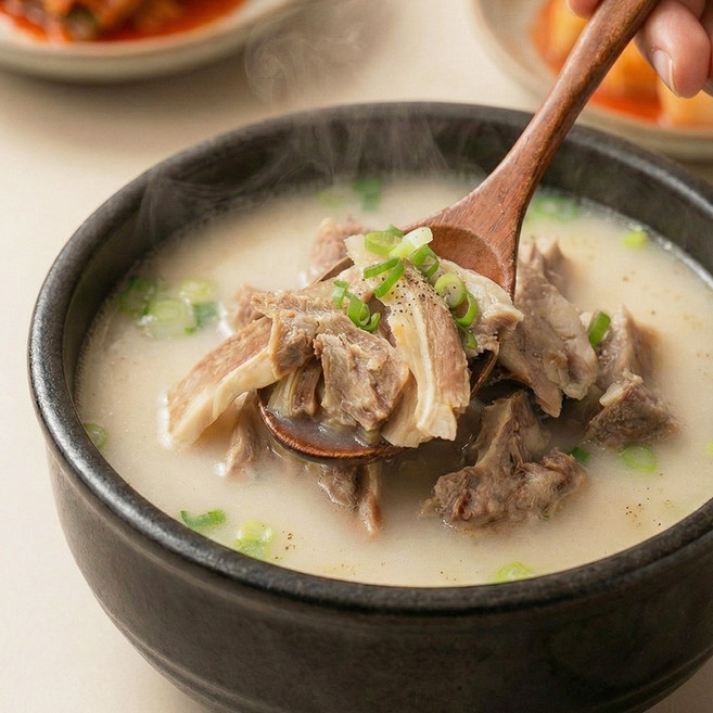 미다몰 그곳에가면 HACCP 돼지 국밥 150g 진공 파우치 포장, 1개