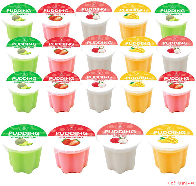 과일 후르츠 트로피칼 푸딩 코코넛 젤리, 15개, 80g