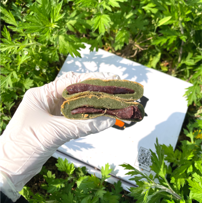 대통령표창 콩쑥개떡 1680g(28개입) 강원도 고성 쑥, 1박스, 1.68kg