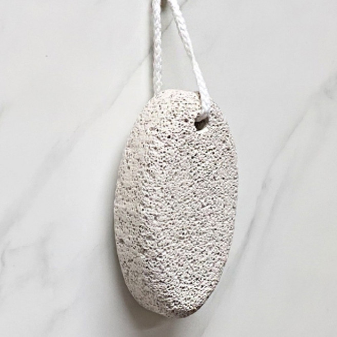 현무암스타일 돌 뒤꿈치 발 각질 제거기 굳은살 버퍼, 200g, 2개, 1개입