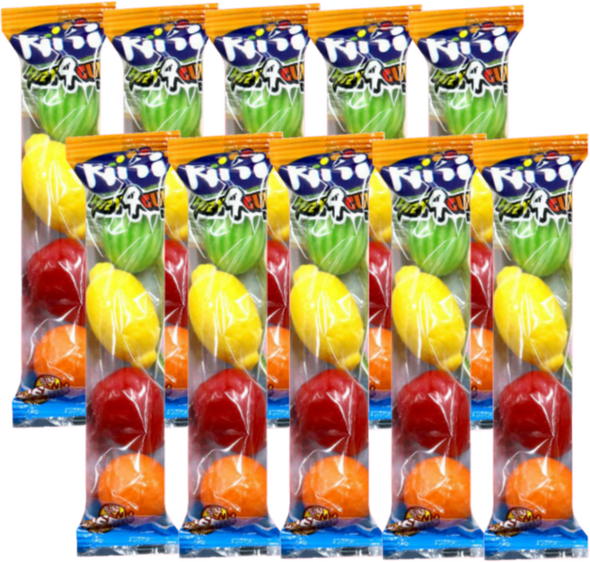 피니 피지 과일모양껌, 20g, 10개