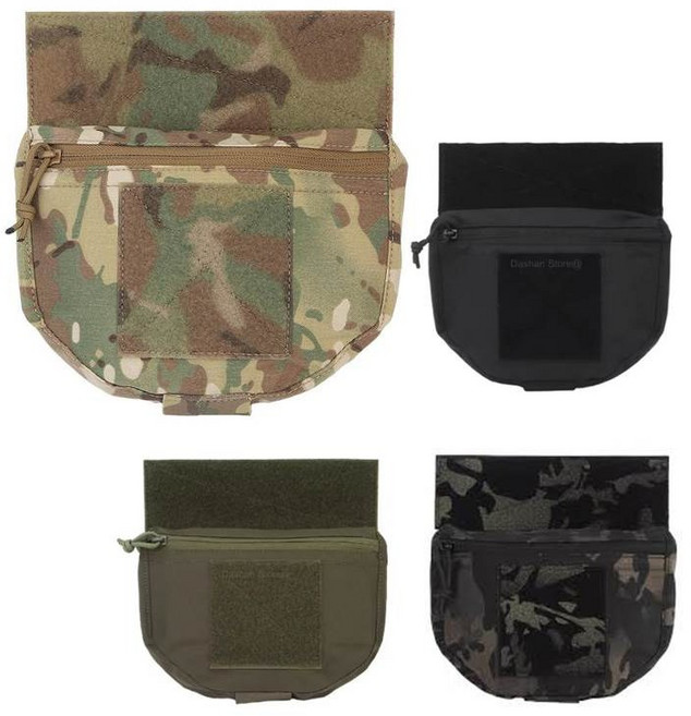 페로컨셉 스타일 FCPC 댕글러 드롭 파우치, 블랙, 1개