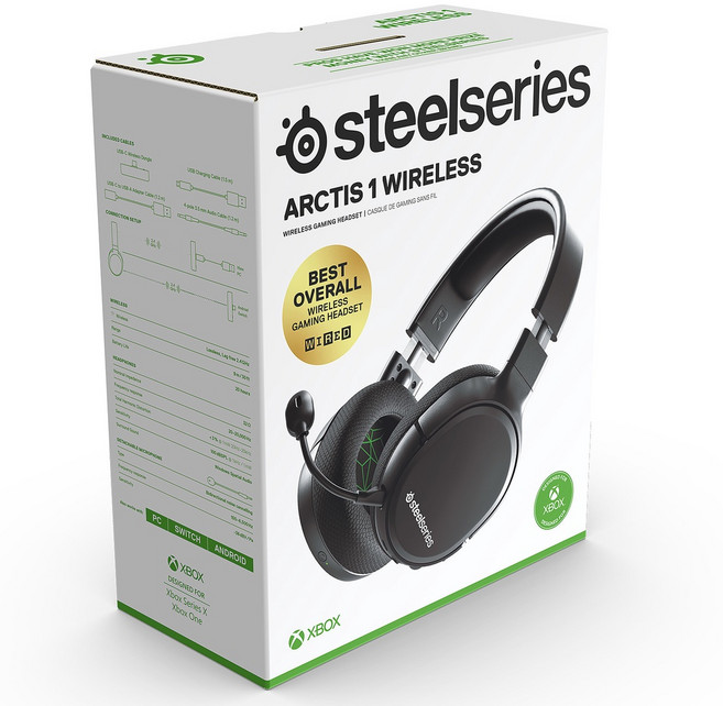 SteelSeries Arctis 1 Wireless XBSX 無線電競耳麥