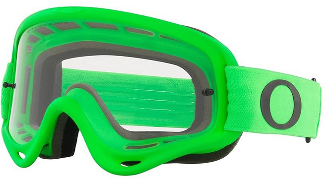 O-FRAME MX 고글, Moto Green/Clear
