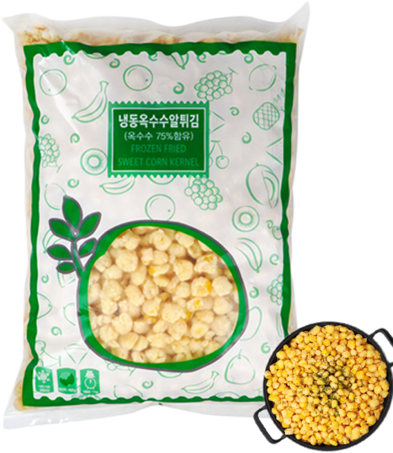 옥수수 알 튀김 1kg 대용량, 1개