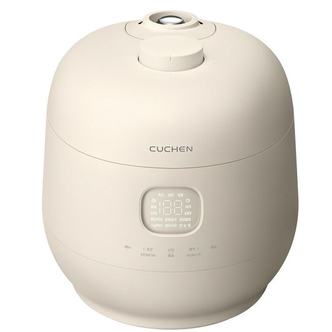 쿠첸 브레인 미니 IH 압력밥솥 3인용, CRT-TWK0370CY, 크림옐로우