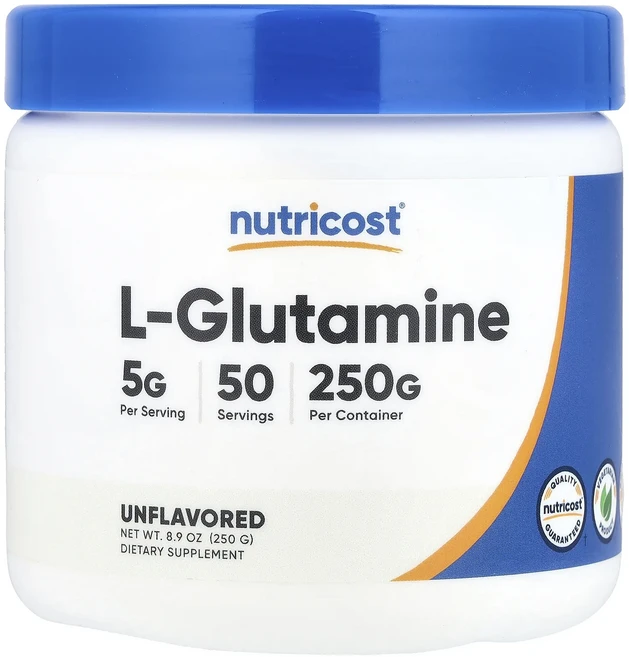 신상할인판매 Nutricost L-글루타민 무맛 250g(8.9oz) 최저가격, 250g, 1개 - 쿠팡