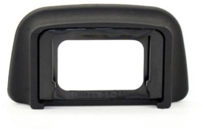 DK-20 고무 블랙 아이 컵 뷰 파인더 접안 렌즈 니콘 카메라 DSLR D50 D60 D70 D70S D3000 D3100 D5100 D52, 1개