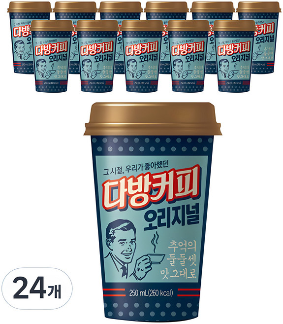 동소와나무 다방 커피 오리지널, 250ml, 24개