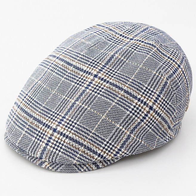 마이저 피어스 체크 헌팅캡 모자 33154