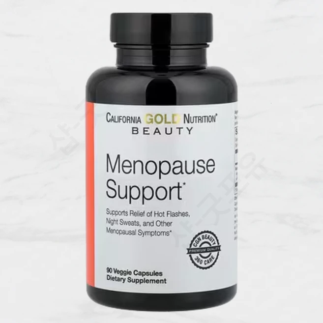 캘리포니아 골드 메노포즈 서포트 Menopause Support 베지 캡슐 90정 참당귀 큰조롱 속단, 1개 - 쿠팡