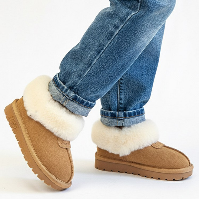 스토리원 키즈 겨울 털 방한 단화 신발 U-KIDSH017