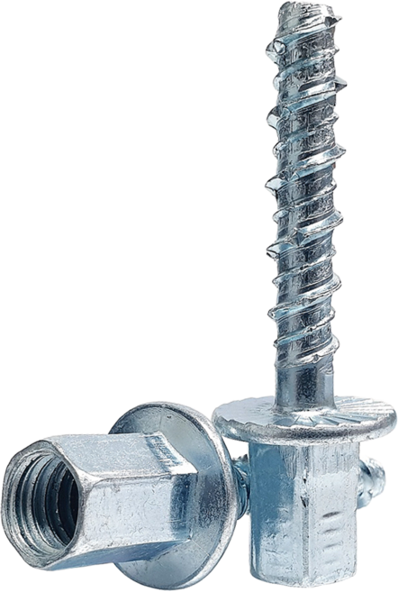 앙카팩토리 DM 철 연결너트형 콘크리트 스크류앙카 3/8 천장고정 삼부앙카, 15개